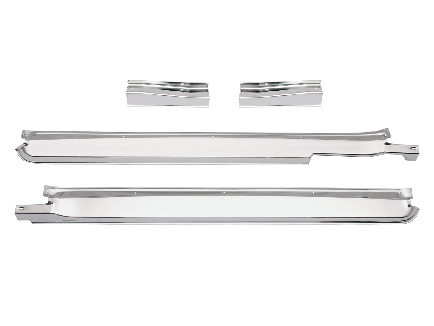 Holden Scuff Plate / Panel Sill CHROME Pair HQ HJ HX HZ WB Ute Van Ton Tonner - DSP1028