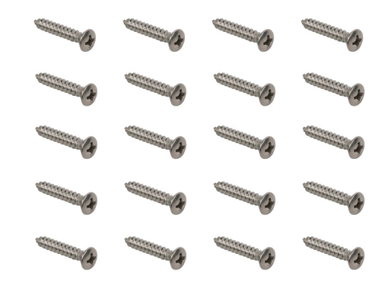 Universal Scuff Plate Screw Set x20 Stainless Steel holden ford bolt - DSS0001
