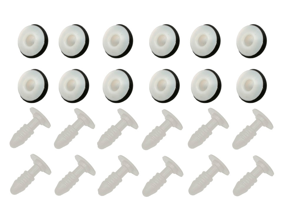 Holden Commodore Interior Door Trim Clips x12 SHORT VN VP VR VS VQ statesman - DTC1004