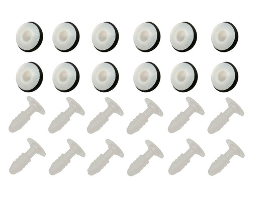 Holden Commodore Interior Door Trim Clips x12 SHORT VN VP VR VS VQ statesman - DTC1004
