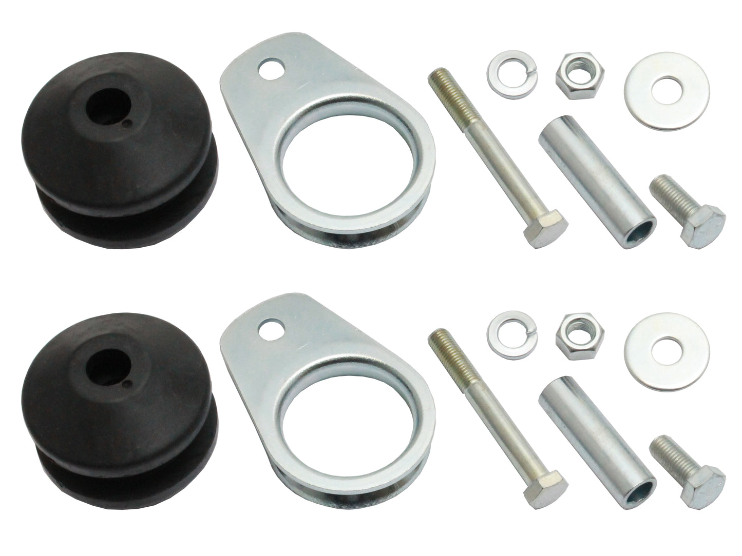 Holden Exhaust Hanger with Bracket x2 Kit HK HT HG LC LJ rubber mount pipe - EB1002