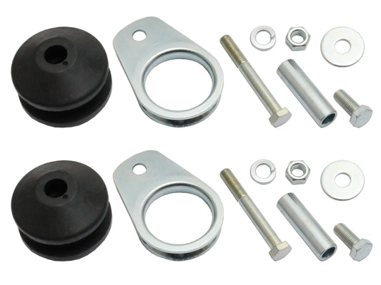 Holden Exhaust Hanger with Bracket x2 Kit HK HT HG LC LJ rubber mount pipe - EB1002