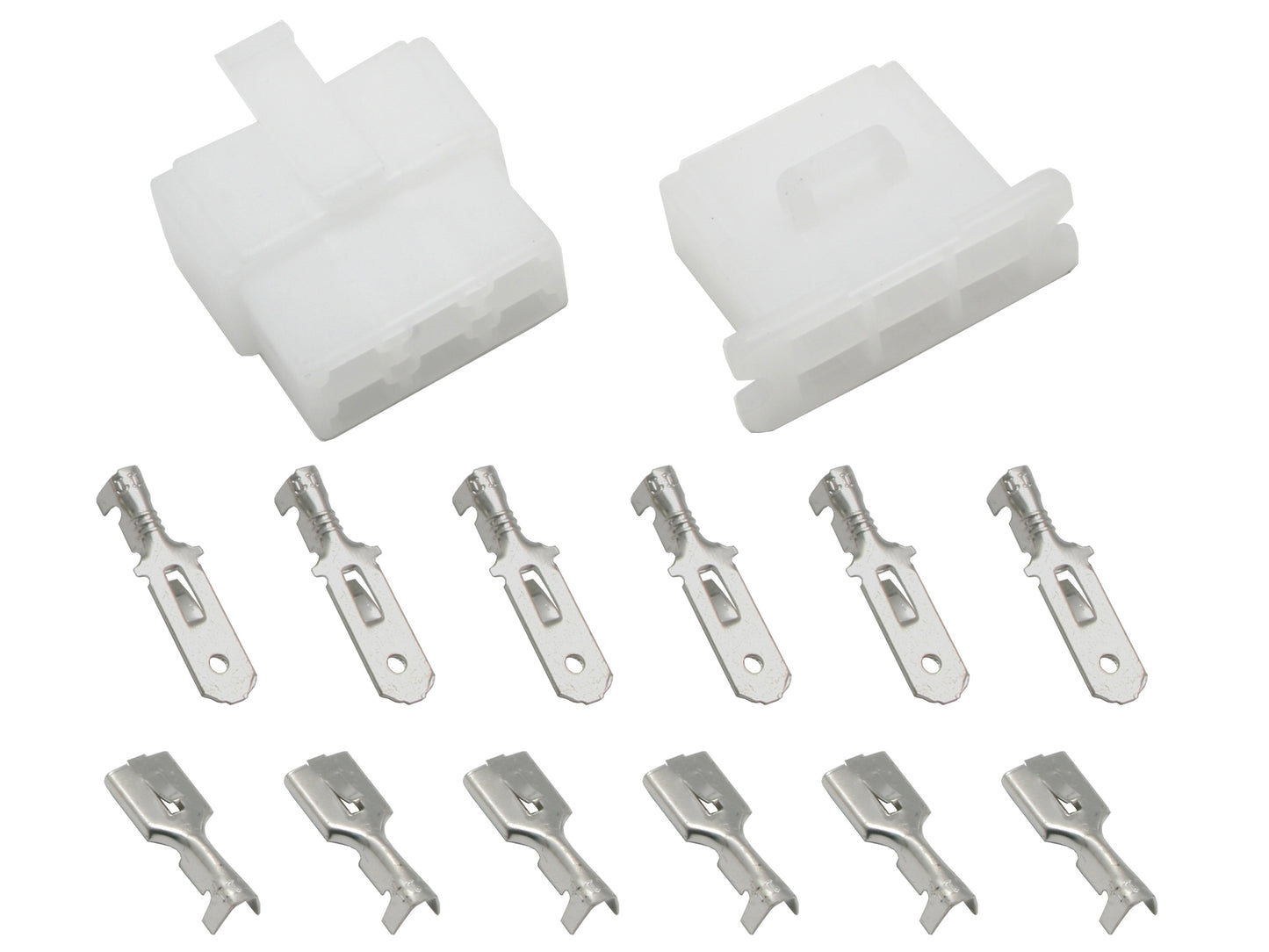 Wiring Terminal & Connector Body (6 Pin Female & Male) Holden EJ EH HD-HG HQ-WB LC-UC - EC1009