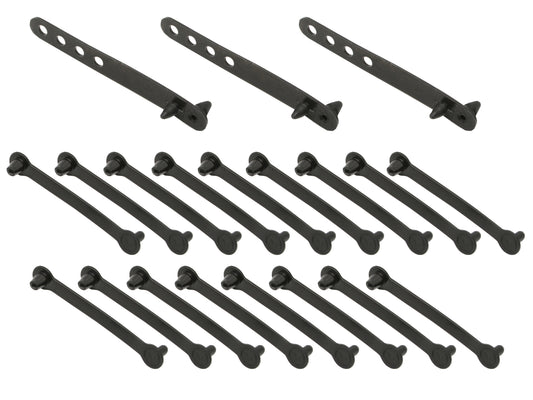 Ford Wiring Loom Harness Strap x 20pc Set XR XT XW XY XA XB XC ZA ZB ZC ZD ZG ZH - EC2011