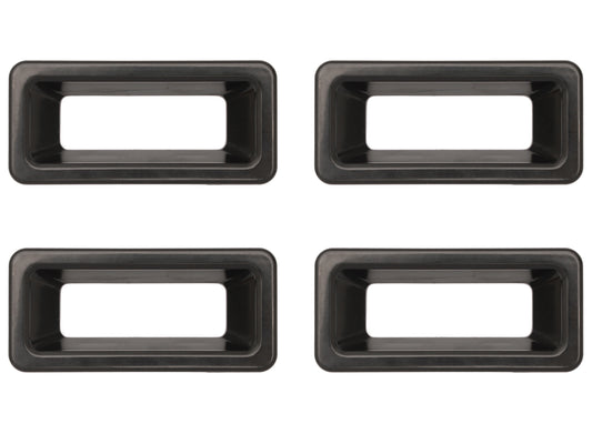Holden Commodore Door Lock Slide Surround TRIMS VB VC VH VK VL Black x4 plastic - ELS1000