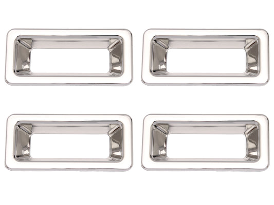 Holden Commodore Door Lock Slide Surround TRIMS VB VC VH VK VL Chrome x4 plastic - ELS1001