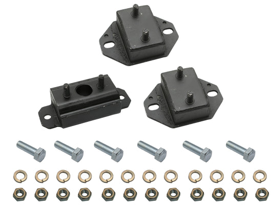 Holden Engine Mounting + Bolt Kit x3 FE FC FB EK rubber - EM1002
