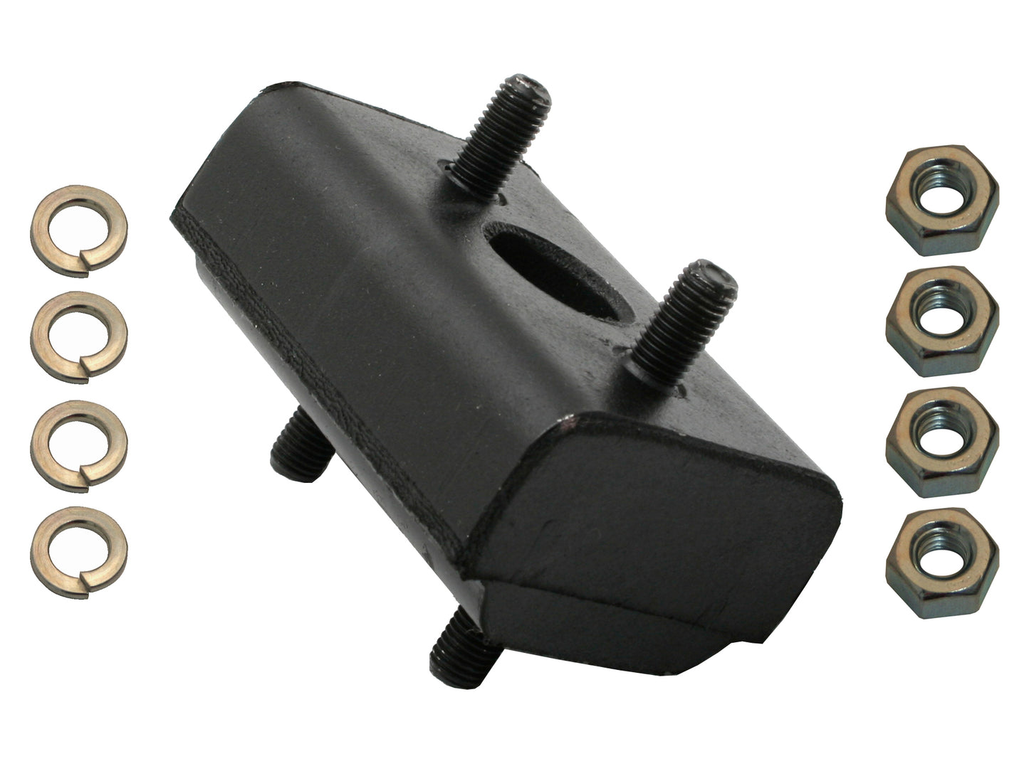 Holden FRONT Engine Mount + Nuts FX FJ Grey motor 1948 - 1952 rubber - EM1008
