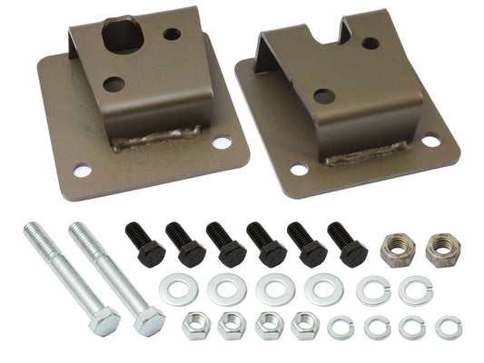 Holden Engine Mount SPACER + Bolt Kit x2 Chev 350 V8 HQ HJ HX HZ WB LH LX Pair - EMS350A