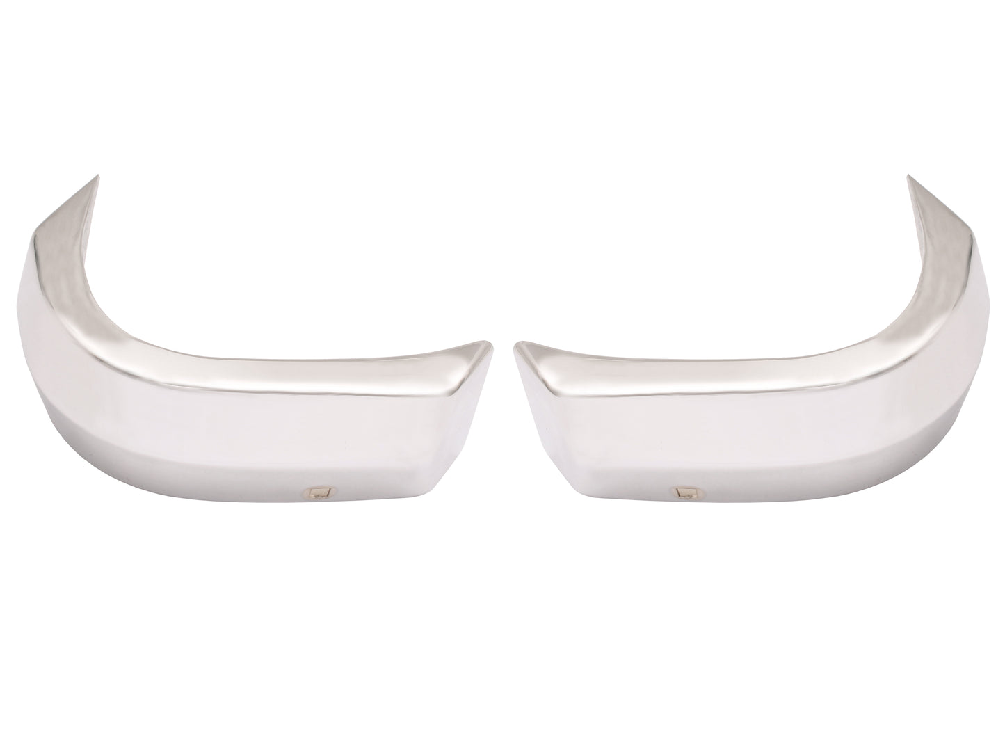 Ford Chrome Rear Bumperettes PAIR XW XY Ute Panel Van bumper bar - F2213