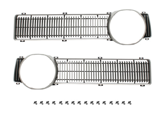 Ford NEW XY GT Grille Insert Pair Left + Right + Fitting Kit surround grill - F2227