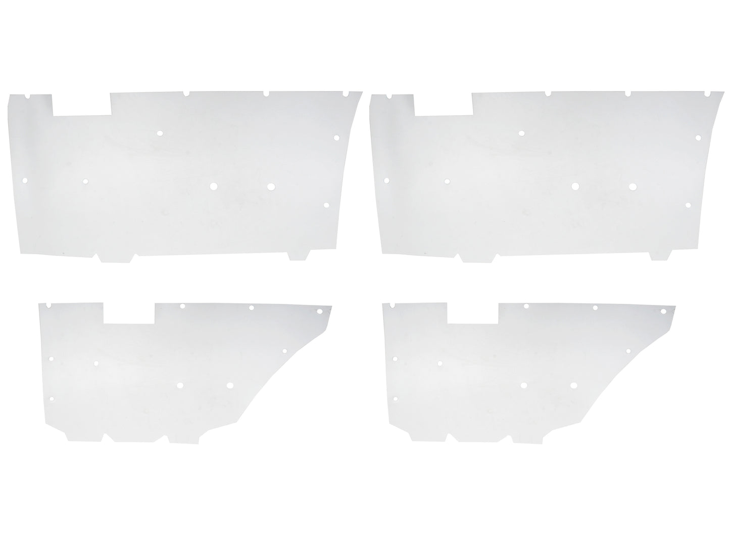 Ford Door Trim Plastic Backing Gasket Set x4 XA XB trim insulator cover - F2267
