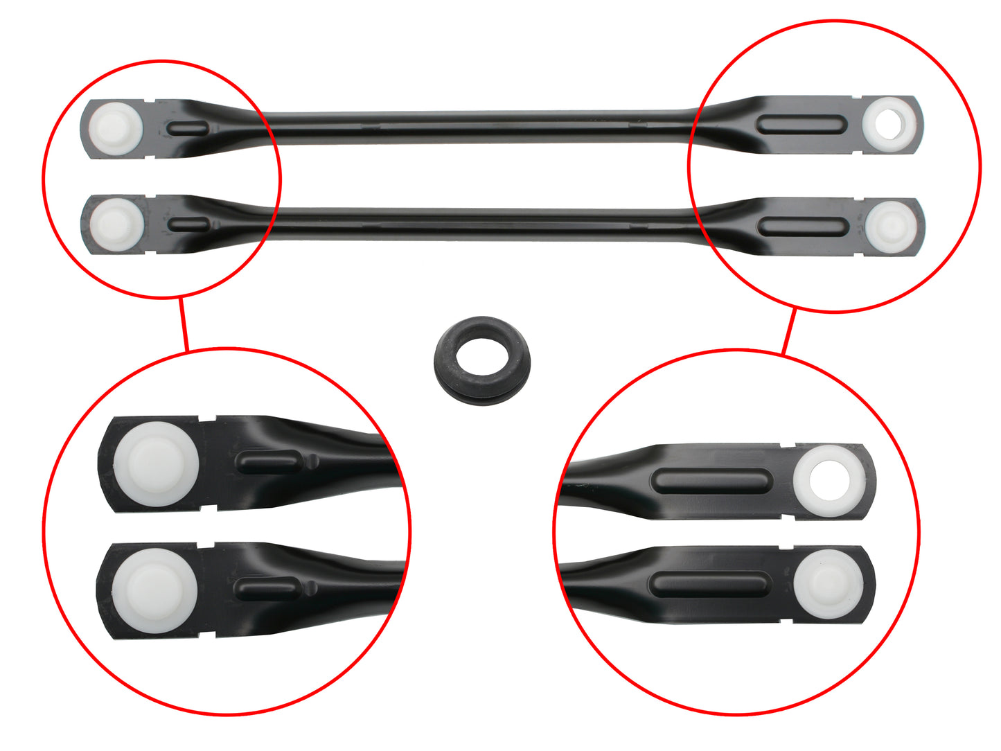 Ford Windscreen Wiper Linkage Arms XD XE XF XG XH ZJ ZK ZL pair glass - F2298