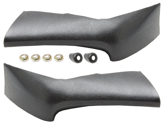 Ford Dash Side Trim Pair + Fitting Kit BLACK XW XY plastic panel - F2338