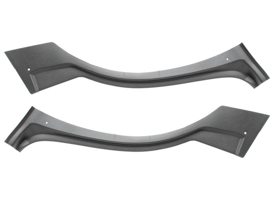 Ford Dog Leg Rear Wheel Arch Plastic Trim Pair BLACK XW XY Sedan panel - F2342