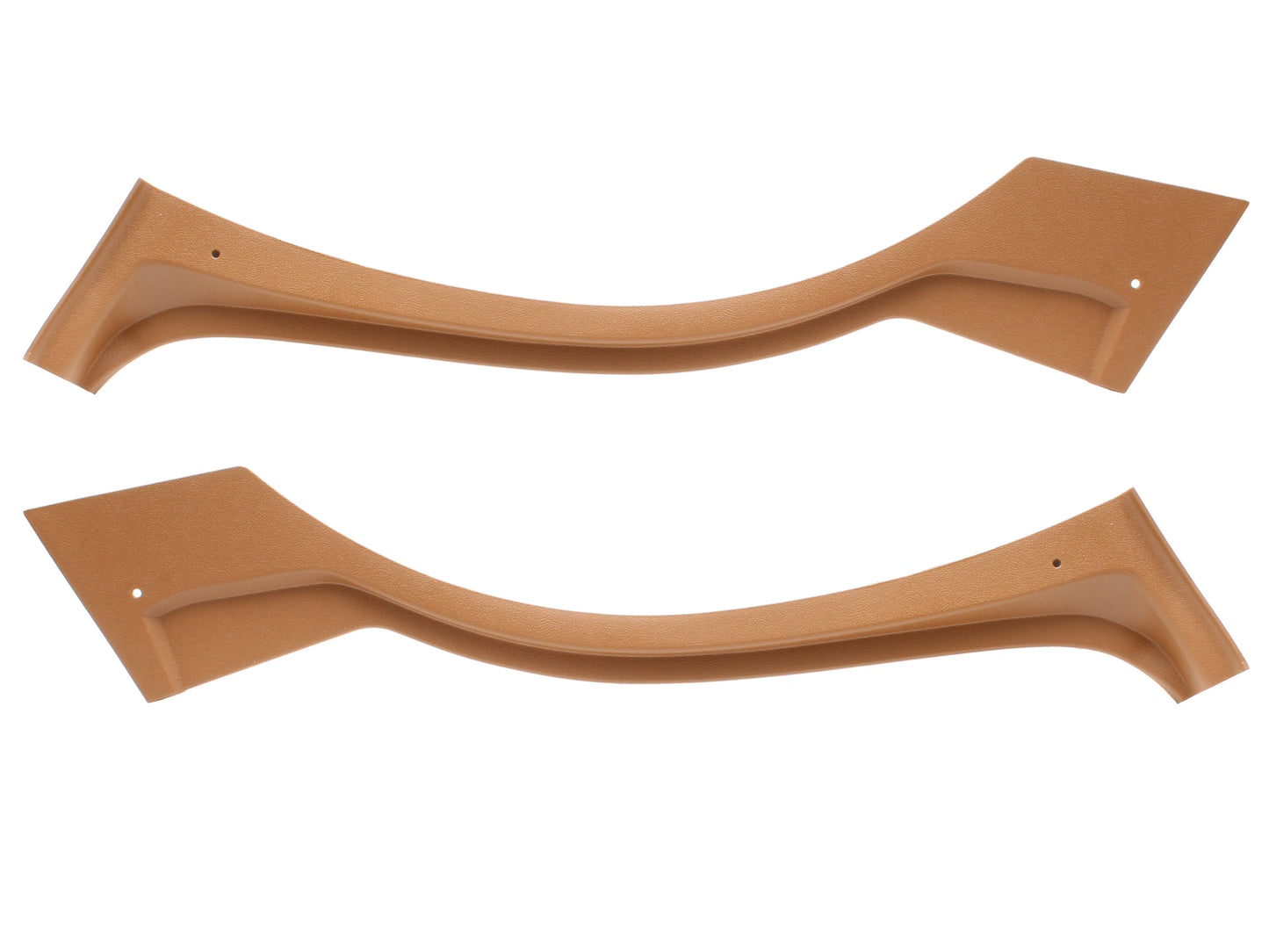 Ford Dog Leg Rear Wheel Arch Plastic Trim Pair SADDLE Sedan XW XY panel - F2343