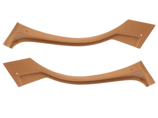 Ford Dog Leg Rear Wheel Arch Plastic Trim Pair SADDLE Sedan XW XY panel - F2343
