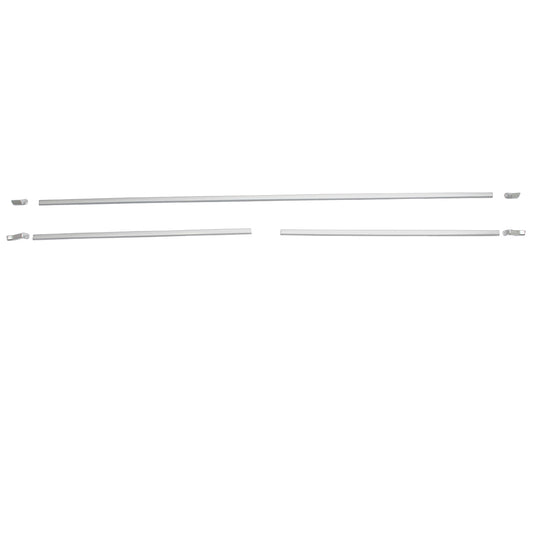 Ford XW GT Boot Mouldings mould trim strip chrome - F2387