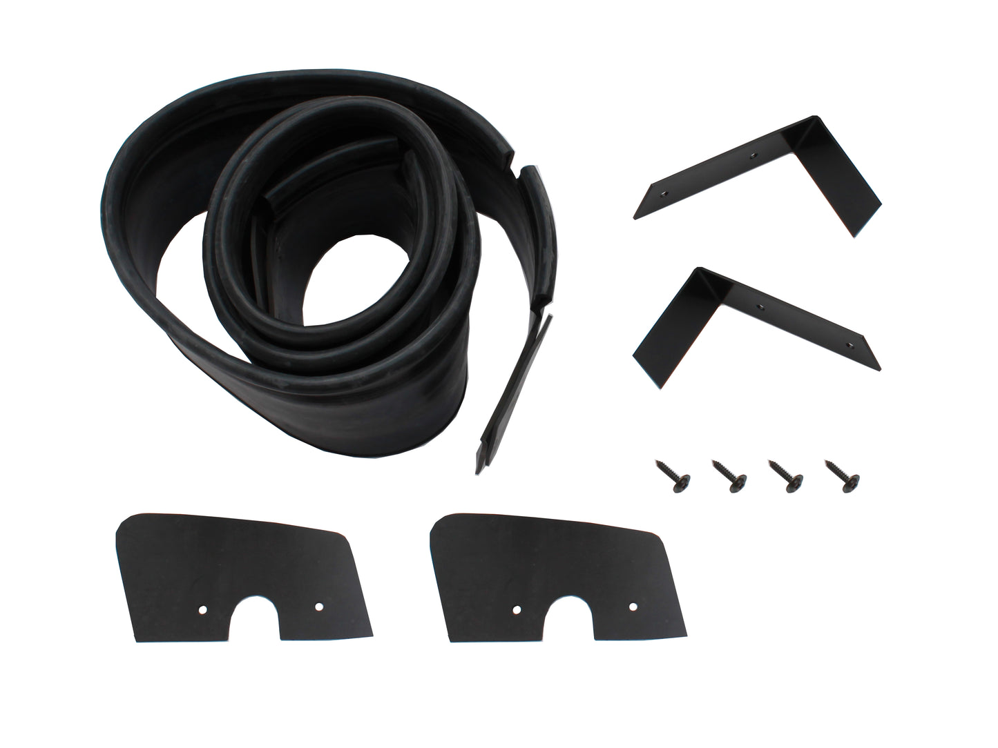 Ford Rear Bumper Bar Rubber Dust Seal + Bracket + Screw Kit XB Sedan - F2449