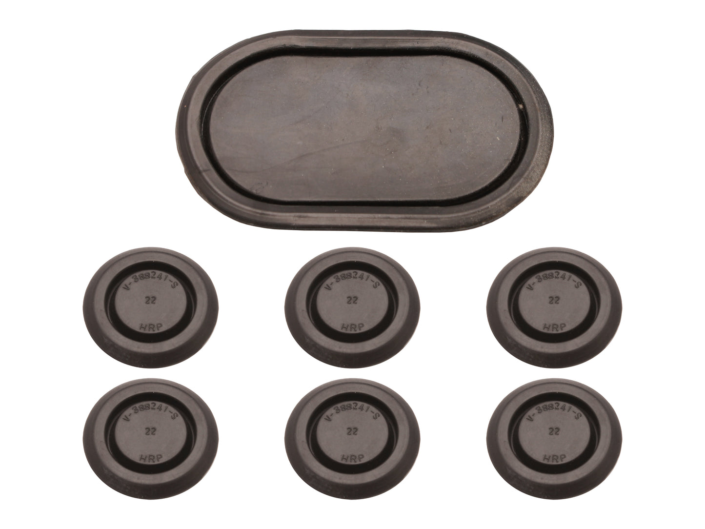 Ford Boot Floor Rubber Grommet Kit x7 XD XE XF ZJ ZK ZL Sedan FROM 02/82 plug - F2479