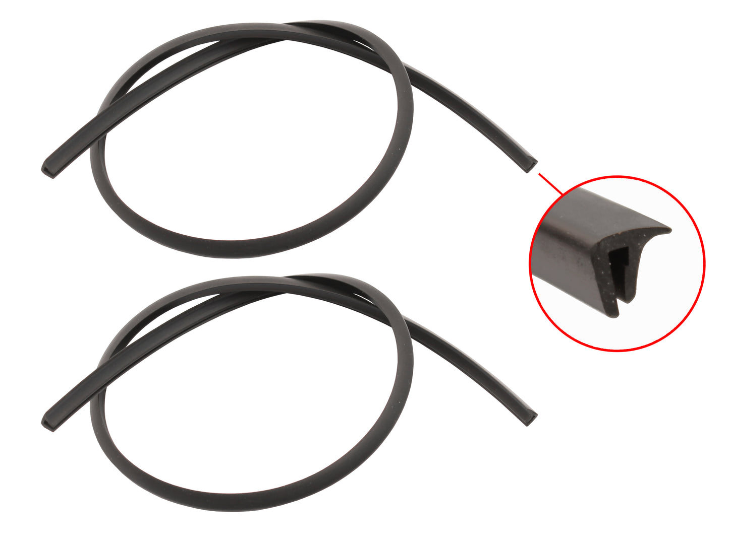 Ford Tail Light Rubber Seal Pair  XB XC Sedan Only Taillight Bezel To Body - F2486