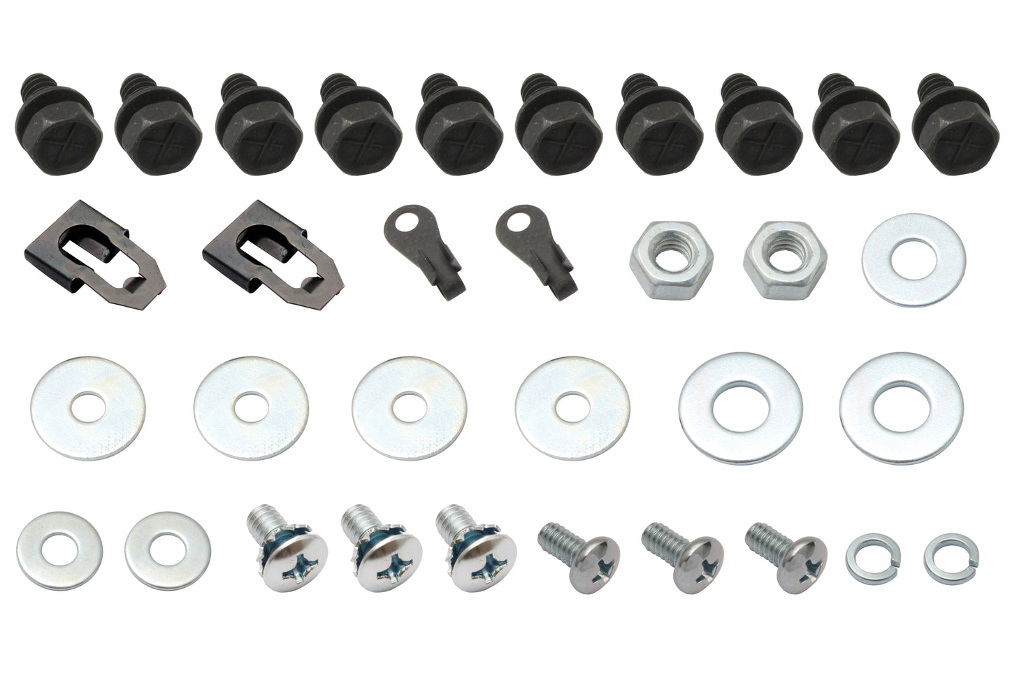 Holden Bolts +Nuts +Clip Internal FRONT Door Kit HQ HJ HX HZ latch rod regulator - FK1000