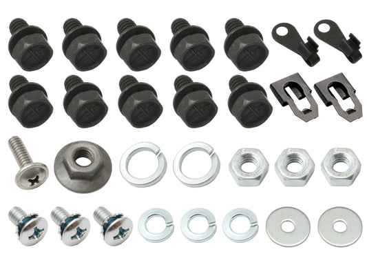 Holden Bolts +Nuts +Clips Internal REAR Door Kit HQ HJ HX HZ latch rod regulator - FK1001