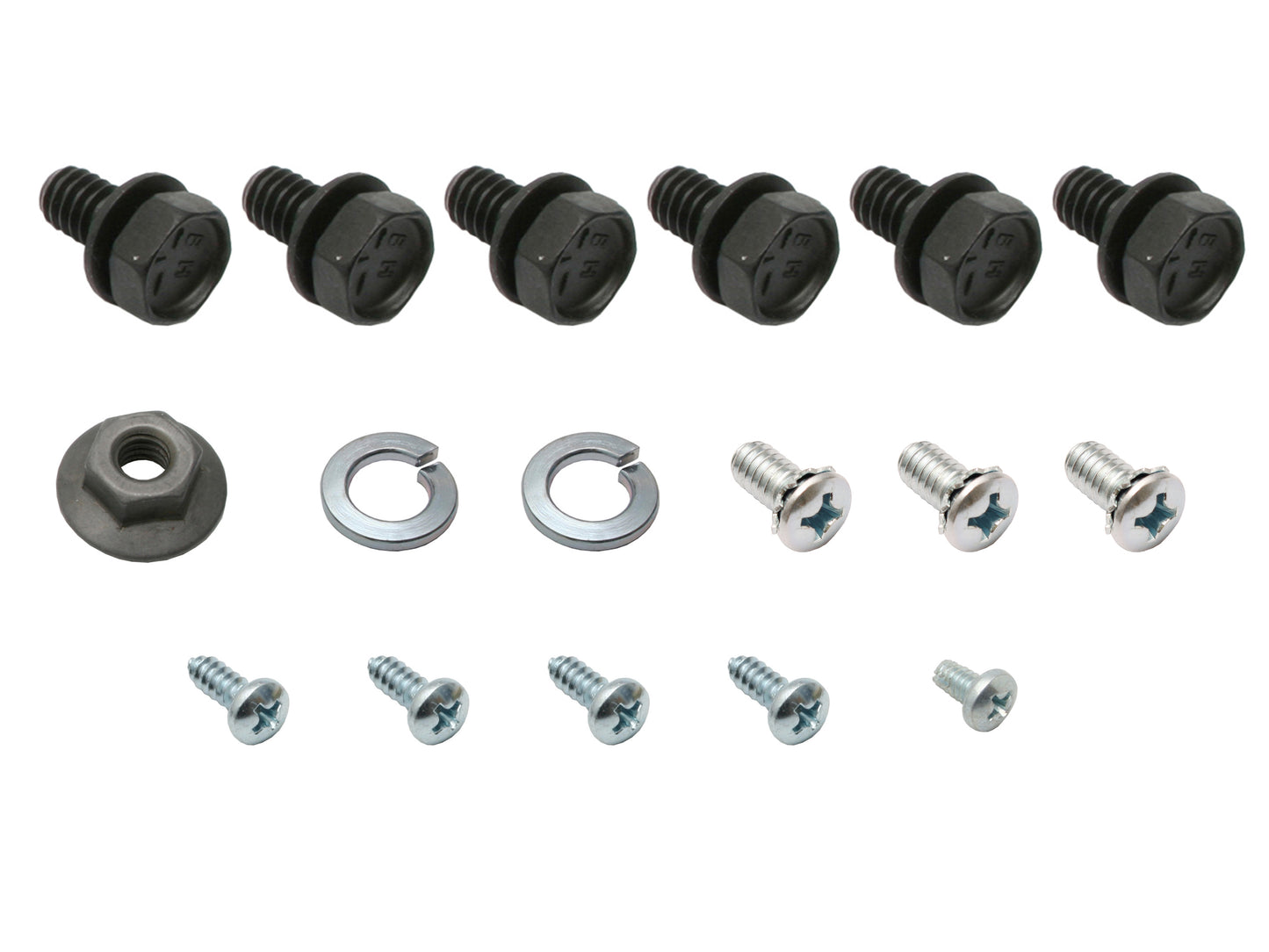 Holden Front Door Internal Bolts +Nuts +Screws HK HT HG (ex Monaro) - FK1004