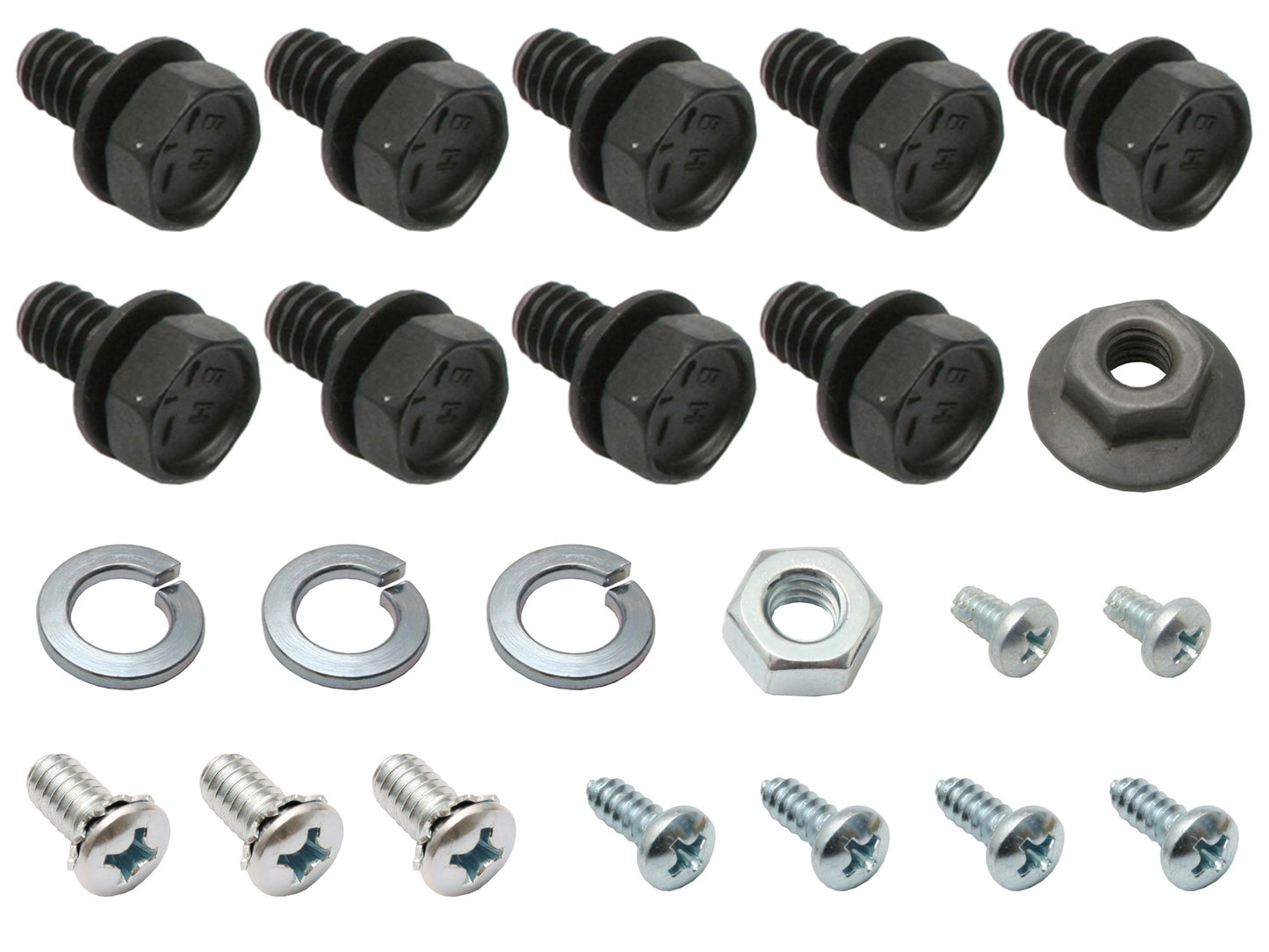 Holden Front Door Internal Bolts + Nuts + Screws HK HT HG Monaro Resto Country - FK1005