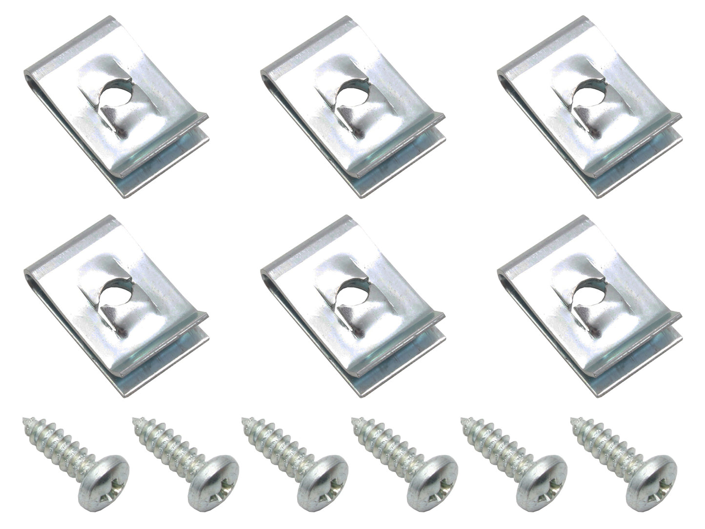 Holden HQ Front Indicator To Bumper Screw Kit Left + Right nut bolt clip - FK1176