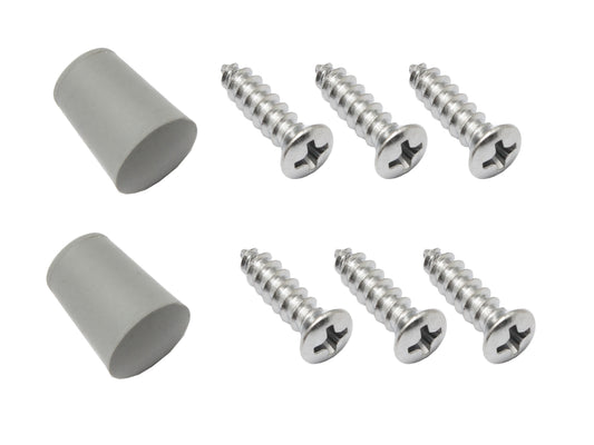 Ford Sunvisor Mounting Screw + Tips Mounting Kit XT XW XY ZB ZC sun visor - FK2017