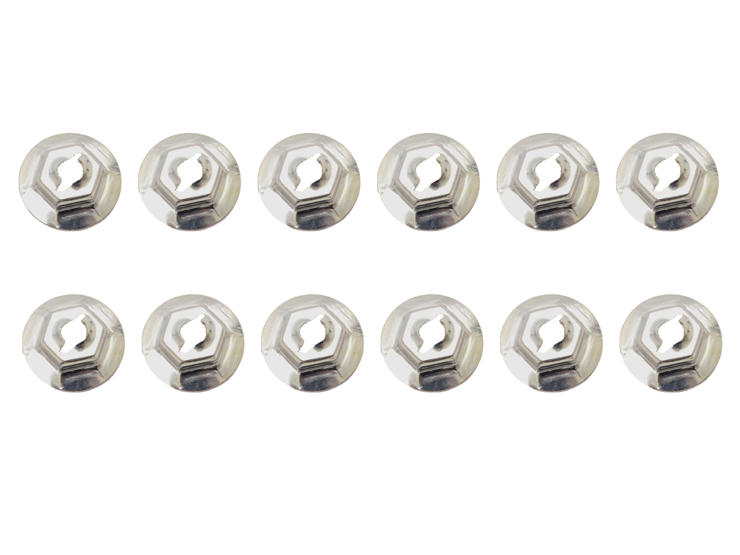 Ford Bonnet Scoop Fitting Nut Set x12 XB XC speed panel - FK2023