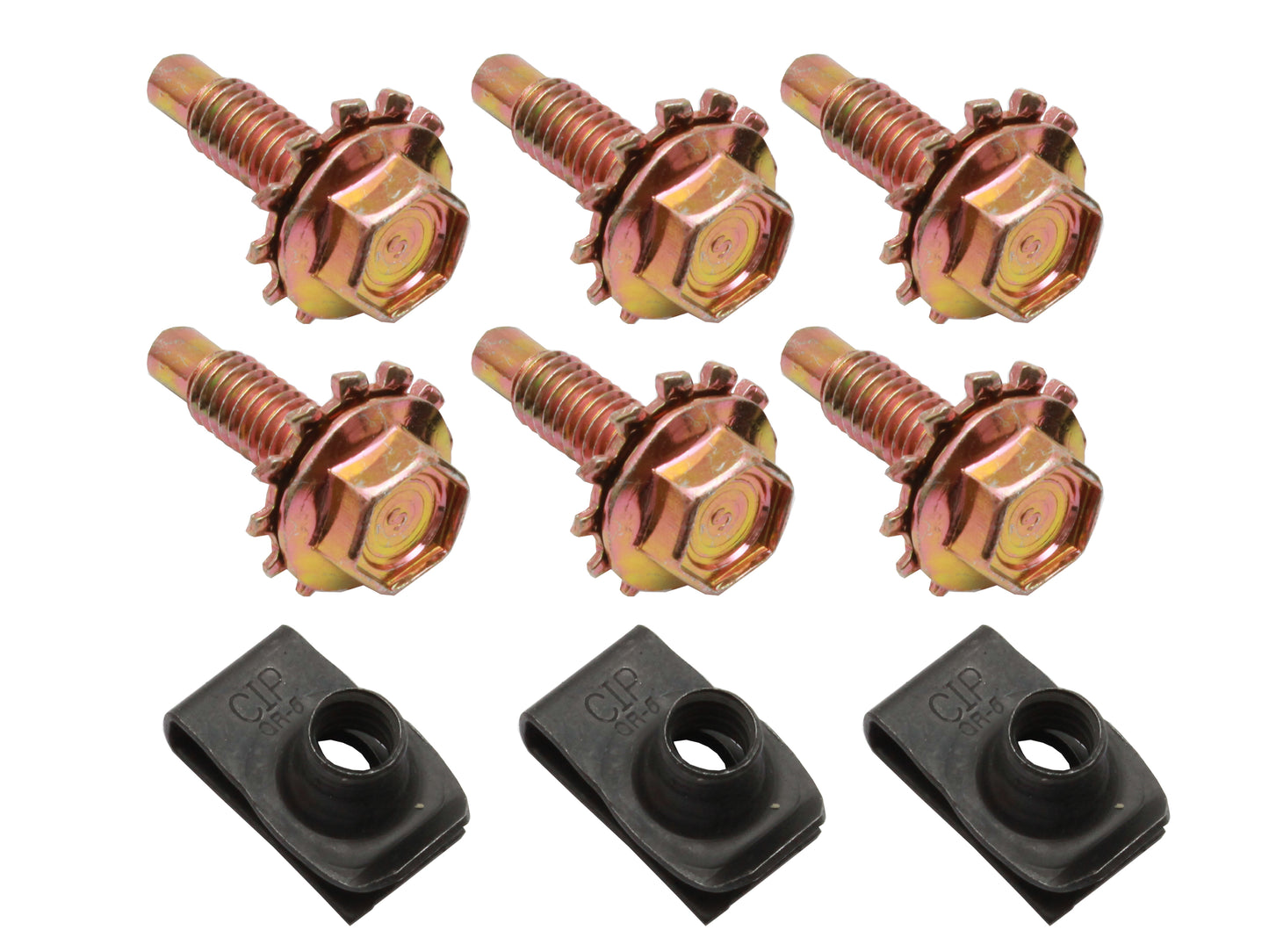 Ford Battery Tray Mounting Bolt Kit XA XB XC ZF ZG ZH Landau nut - FK2025