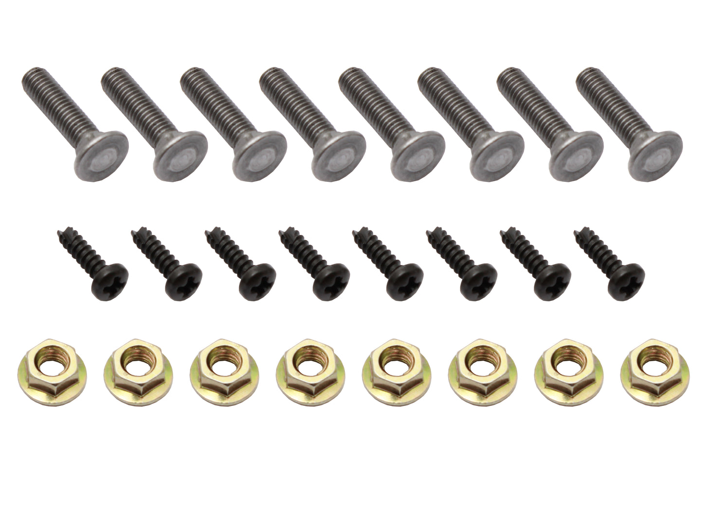 Ford Tail Lamp Fitting Kit Lens To Base & Body ZC ZD Fairlane Pair nut screw - FK2031