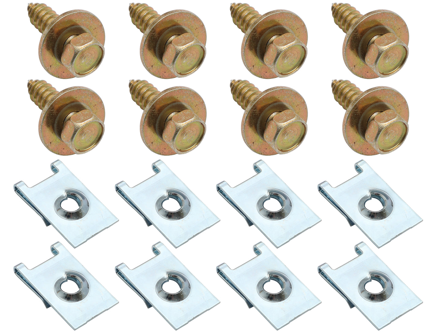Ford Grille Fitting Kit (16pcs) XF Falcon Fairmont grill screw clip - FK2042