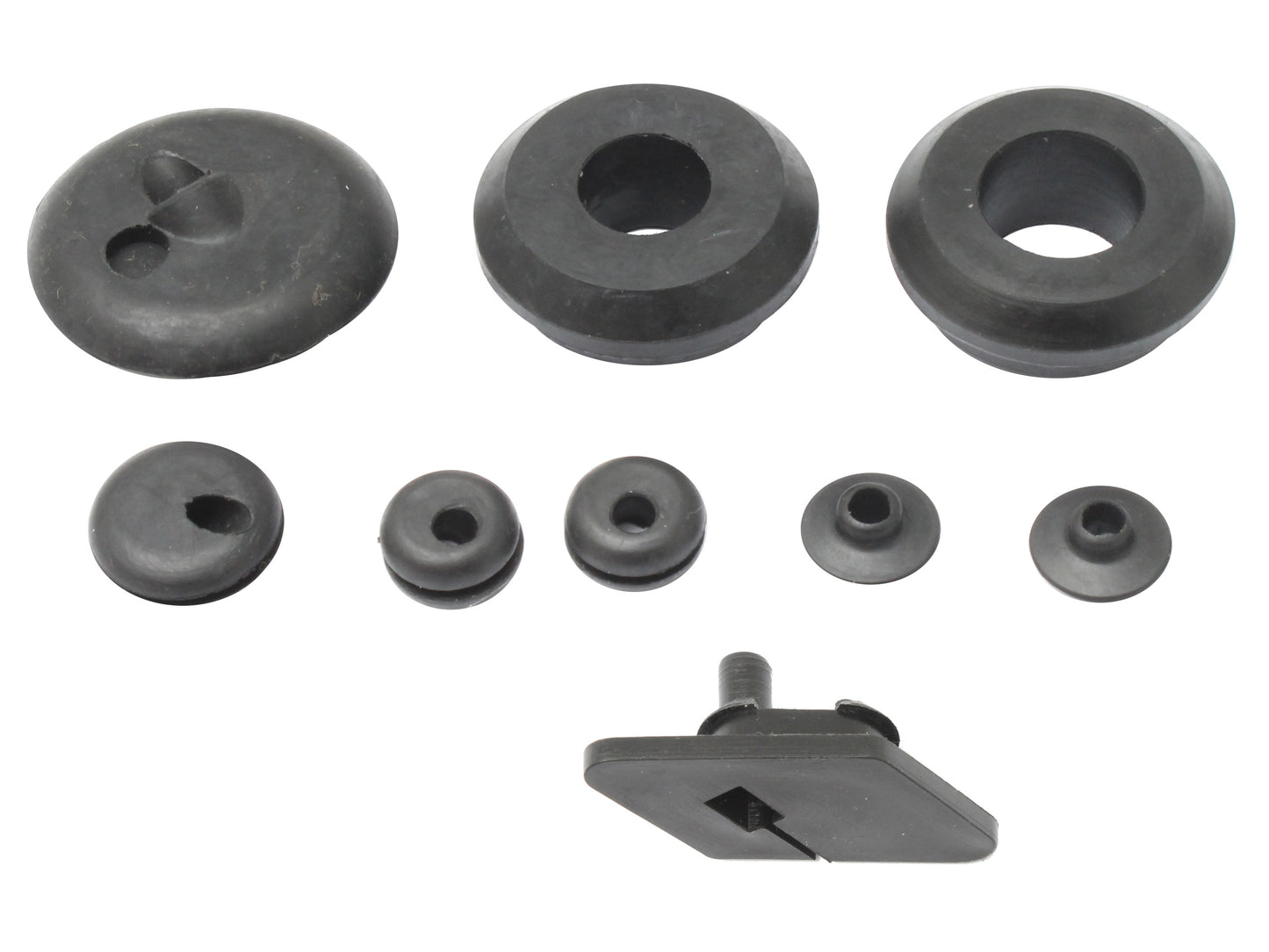 Holden Firewall Grommet Set x8 HJ rubber plug wiring boot insulator - FW1007B