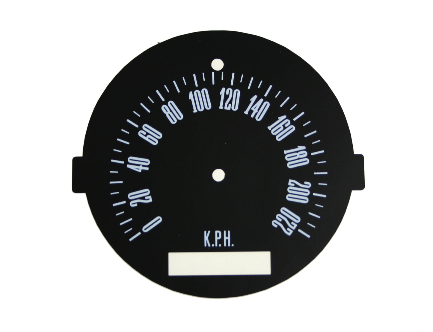 Speedo Conversion Decal (140 MPH / 220 KPH) Ford XW XY - GD2001E