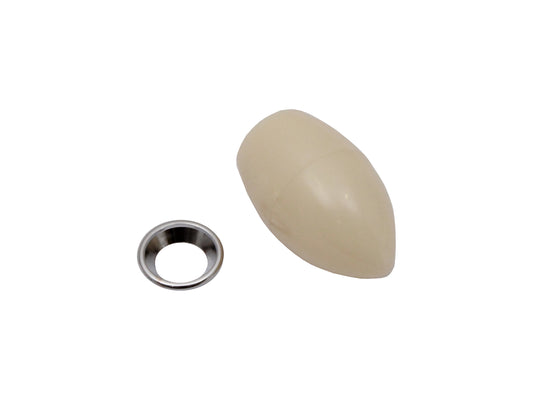 Gear Lever Knob & Bezel '48 FJ Standard (White) - GK1011