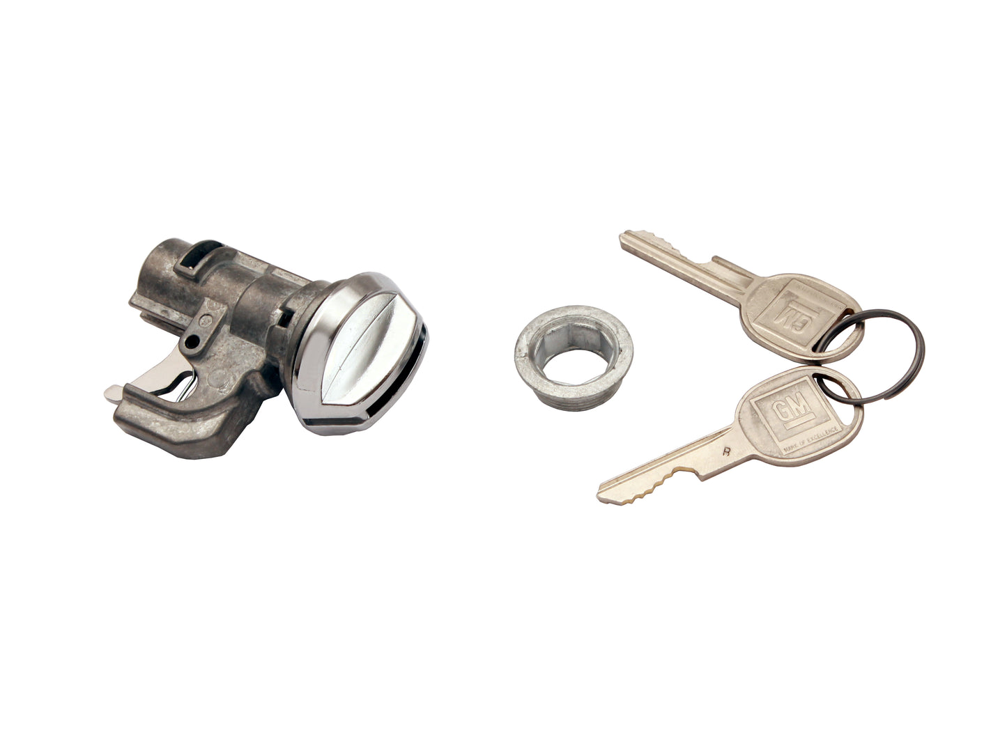 Chrome Glovebox Lock Barrel & Keys Holden HQ HJ HX HZ WB LJ LH LX UC - GL1003