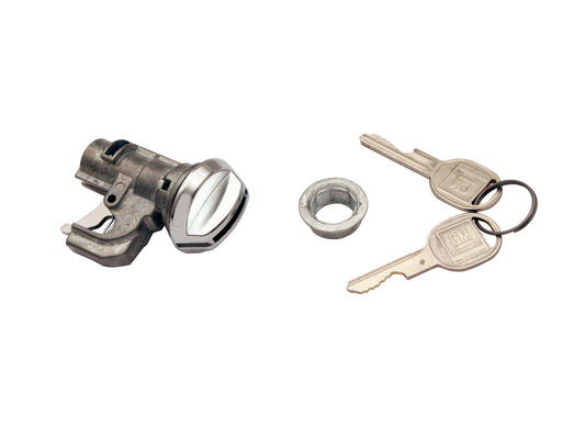 Chrome Glovebox Lock Barrel & Keys Holden HQ HJ HX HZ WB LJ LH LX UC - GL1003