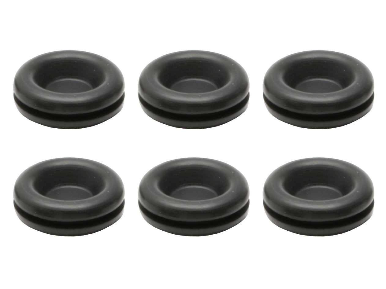 Universal Grommet Kit Blind Centre Flange 19mm OD 14.3mm ID 6pcs rubber plug - GP1016