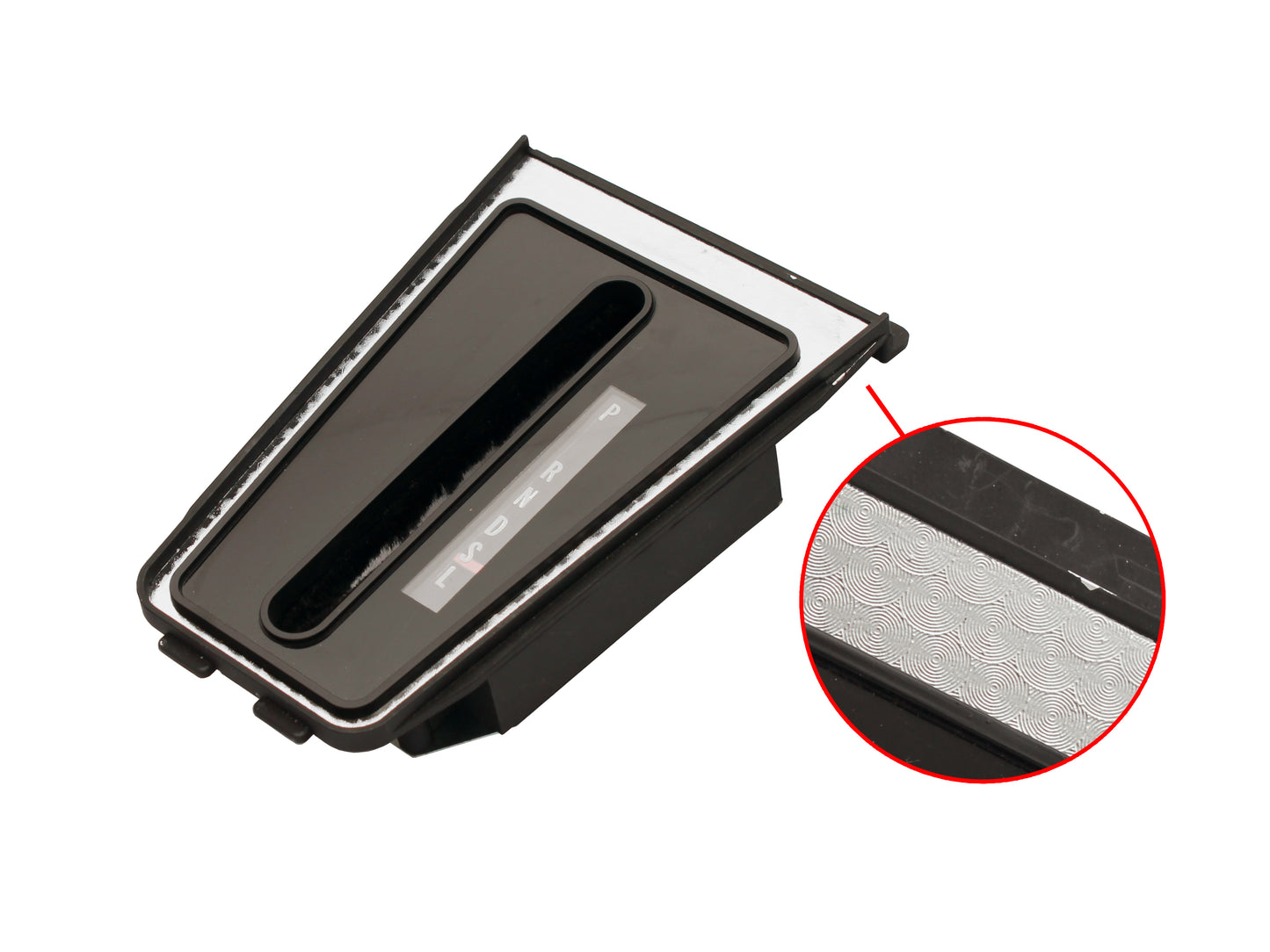 Holden Auto Shift Indicator Insert Cover SILVER HQ GTS selector shifter console - GS1002