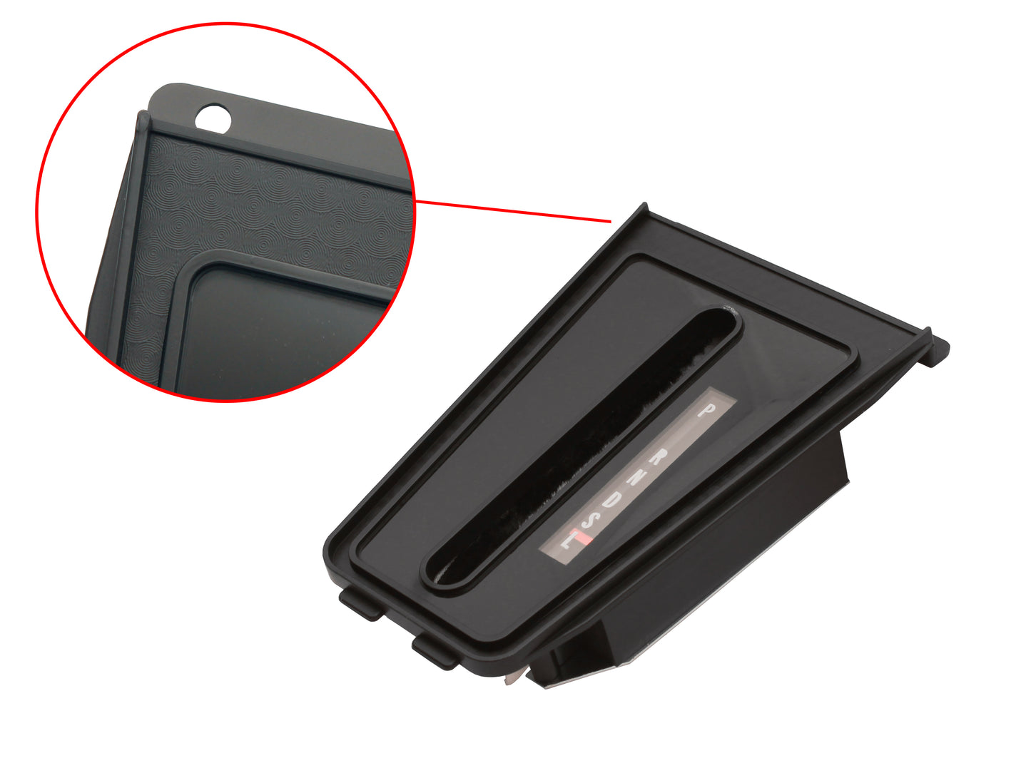 Holden Console Auto Indicator Insert Cover Kit HQ HJ HX BLACK shifter selector - GS1003