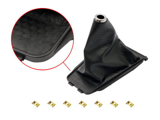 Holden Black Manual Gear Shift Boot + Fish Scale Surround EARLY HQ 4 Speed - GSB1006A