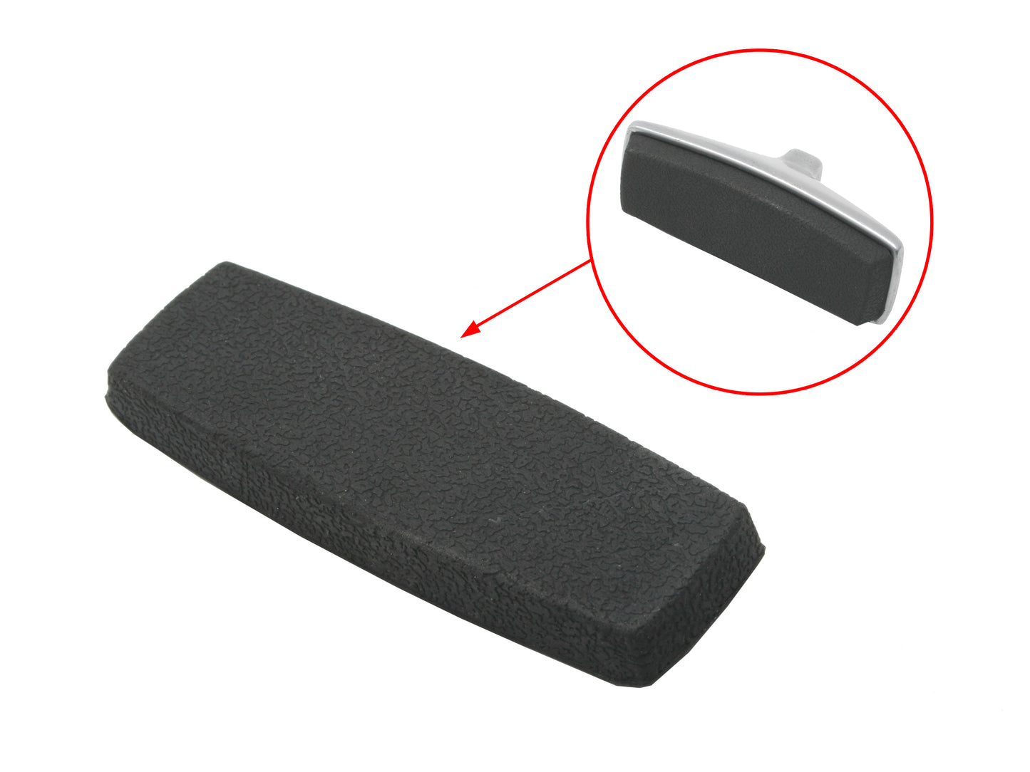Holden Auto T Bar Shifter Handle Rubber Insert HT HG selector automatic - H1169