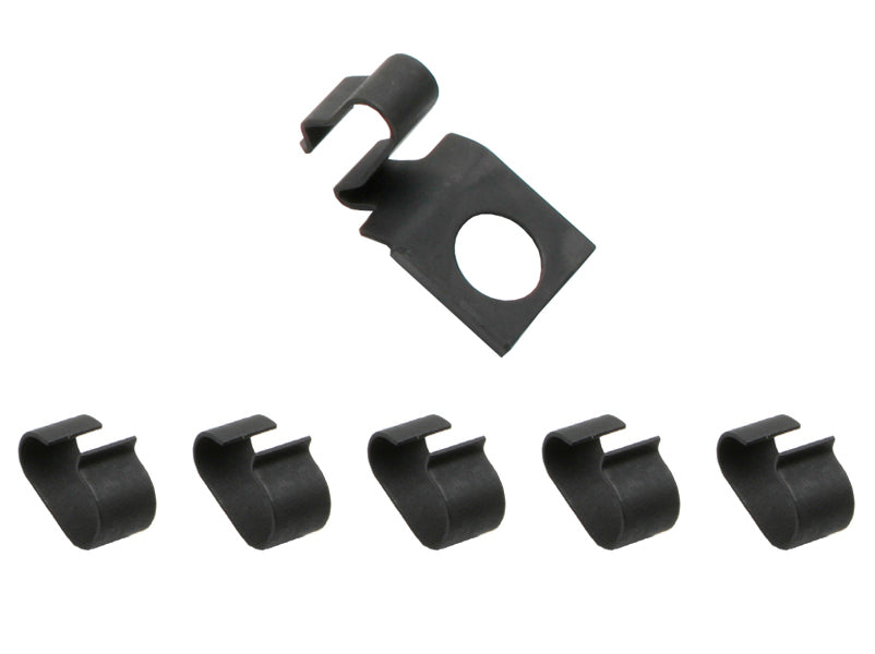 Holden Fuel Pipe Clip Set 6cyl BLACK EH HD HR HK HT HG HQ HJ HX HZ petrol pipe - H1196