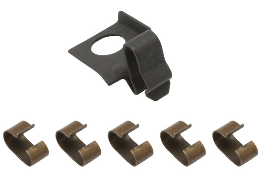 Holden Fuel Pipe Clip Set 6cyl GREEN EH HD HR HK HT HG HQ HJ HX HZ petrol pipe - H1196A
