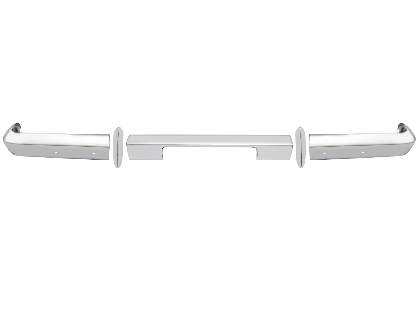 Holden Rear Bumper Bar inc Overriders 5 Piece Set EH NEW Triple Chrome Plated - H1286