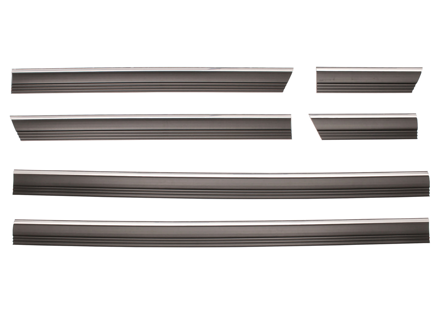 Holden Commodore Rubber Body Mould + Chrome Strip Set VH SL/E Sedan Wagon sle - H1391A