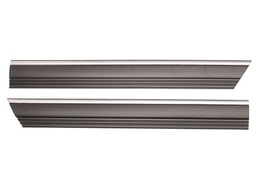 Holden Commodore Rear Quarter Rubber Body Mould + Chrome Strip PAIR VH Wagon - H1391B
